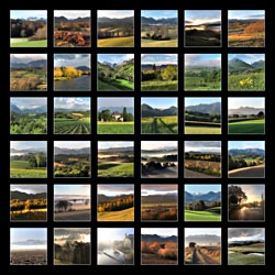« Arcs en brumes »  Série limitée - Décembre 2012 - 36 photographies 15 x 15 cm / cadres 25 x 25 cm