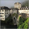 Juillet 46 · Brumes d'été sur le Pont de Bétharram - Lestelle Bétharram · © stockli