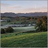 Septembre 60 · Lever de soleil sur le Piémont - Haut de Bosdarros · © stockli